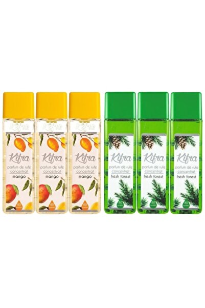 OEM Set 6 x Kifra Variety, 3 x Parfum de rufe 200ml Fresh Forest 80 spălări, ...