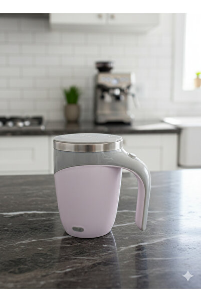 TEK Otomatik Karıştıran Akıllı Termos Kupa 380 ml