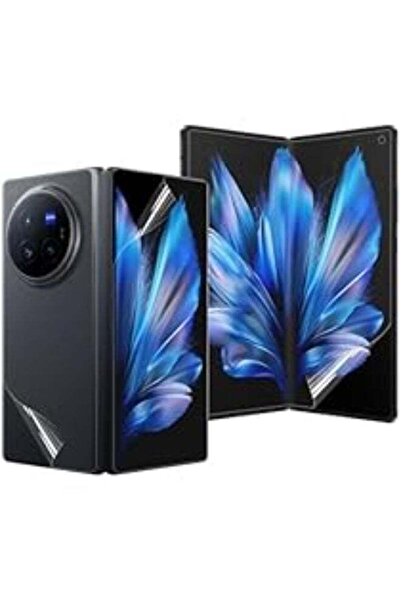 Generic مجموعة من ثلاثة واقيات شاشة شفافة من الهيدروجيل متوافقة مع هاتف فيفو ...