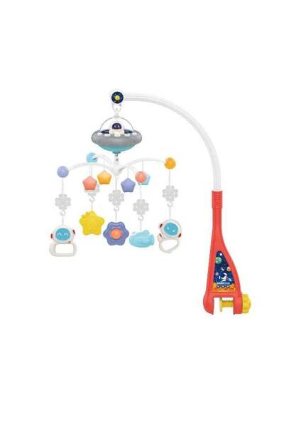 huanger جرس سرير موسيقي بإضاءة بتصميم فضائي