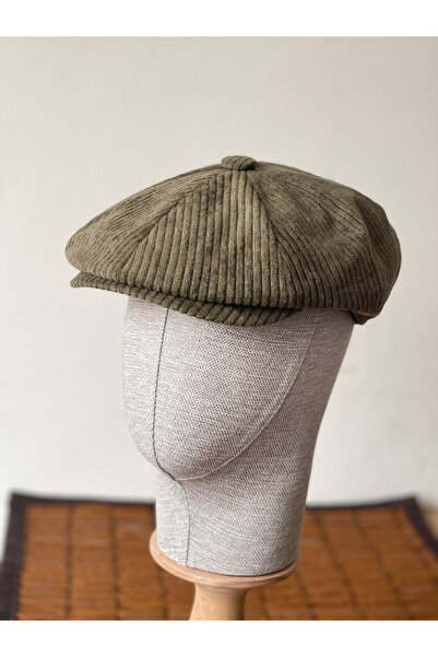 Rupen Kraft Winter Velvet English Cap Peaky Blinders Model Men's Cap Draped Velvet Cap