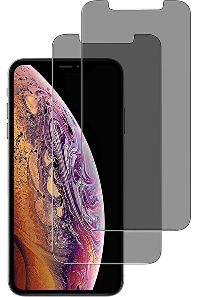 Generic Privacy Screen Protector for iPhone 11 pro Max - 9H Tempered Glass Anti-Spy, Clear, Case-Friendly