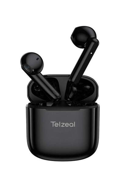 TELZEAL سماعات أذن لاسلكية حقيقية TS3 بتقنية بلوتوث 5.3، صوت ستيريو مزدوج، تح...