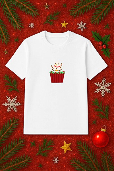 SVART WEAR Tricou tematic de Anul Nou supradimensionat tricou Crăciun Crăciun