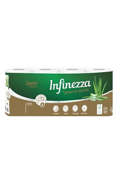 Misavan Hârtie igienică Infinezza, Aloe Vera, 3 straturi, 8 role (MISAVAN)