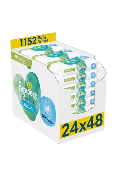 Pampers Șervețele umede Harmonie Aqua 24x48 buc
