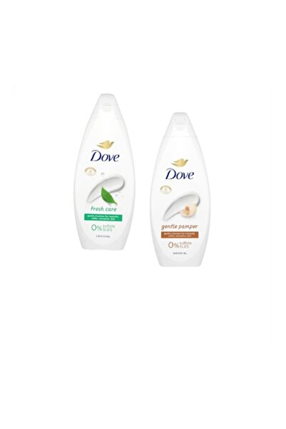 Dove Set gel de duș Essential Care: Îngrijire proaspătă 720 ml + Răsfăț delic...