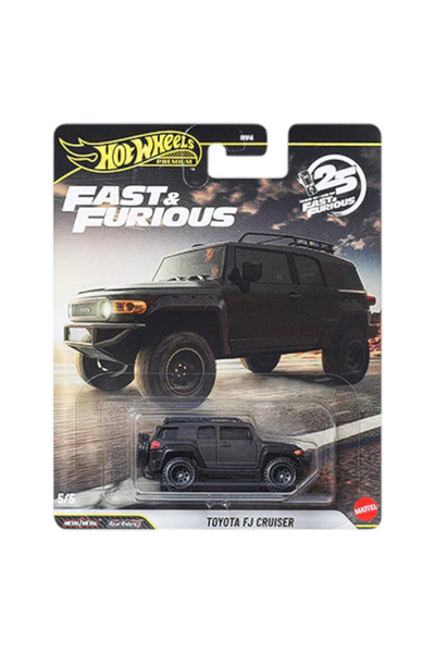 HOT WHEELS Premium Series 25.Yıl Özel Fast & Furious Toyota FJ Cruıser