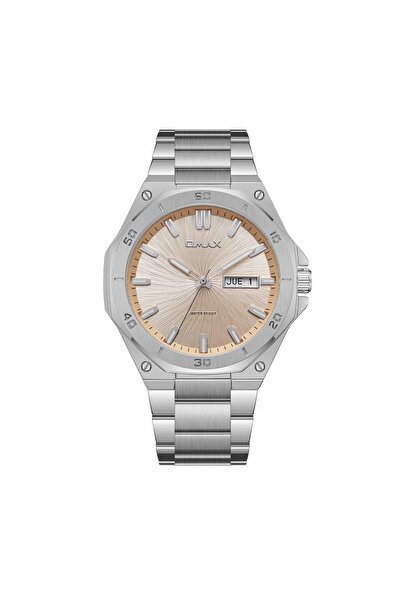 Omax ساعة يد رجالية | تناظرية | سوار من الفولاذ المقاوم للصدأ | تصميم أنيق