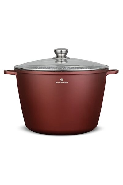 Blaumann High Pot with Lid, Cast Aluminum