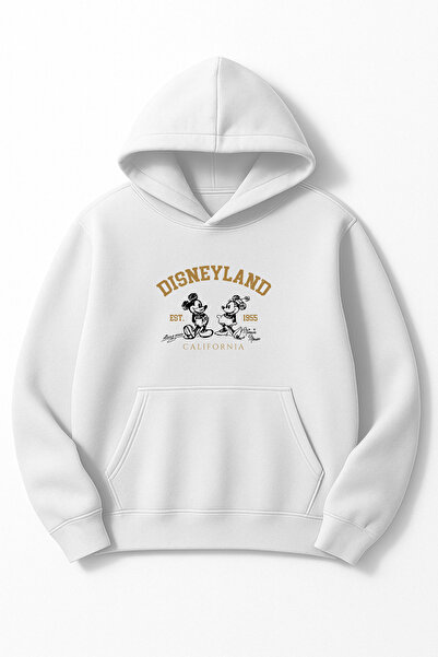 Altair Tr قصة فضفاضة سترة ديزني لاند مطبوع بغطاء رأس للجنسين