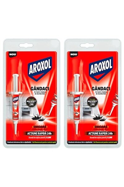 Aroxol Set 2× Gel insecticid pentru gândaci TX3 5 g + Barieră antirozătoare P...