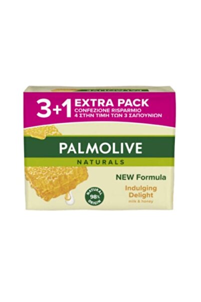 Palmolive Săpun solid cu lapte și miere 4 bucăți x 90g