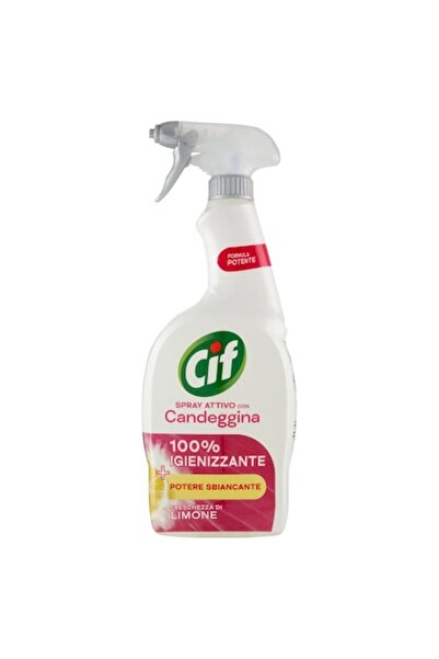 Cif Spray activ cu înălbitor, parfum de lămâie, 650 ml