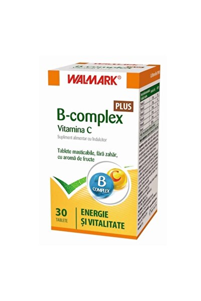 walmark Complex B + Vitamina C, 30 de comprimate masticabile