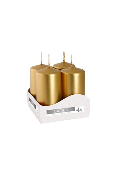 BISPOL Set of Golden Candles, SW40/80-213, 4 pieces