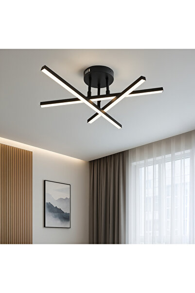 Alista Home Candelabru LED cu telecomandă 40W, 3 elemente, liniar, lumină rec...