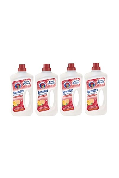 Chanteclair Chante Clair Sgrassatore Detergent de podele Marsilia și Lămâie - Set de 4 x 750 ml