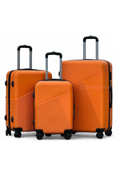 ZAAPPY Hard Shell Lightweight 3PCS Set (20/24/28 Inch) Luggage, Smooth Wheels, Secured Lock, Suitcase