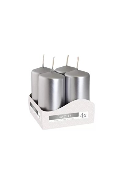 BISPOL Silver Candle Set, SW40/80-271, 4 pieces