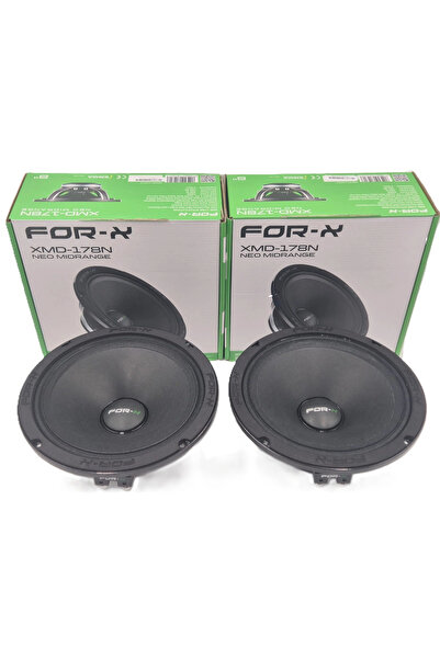 For-X 20cm Midrange - XMD-178N 500W 250RMS 20cm Neo Midrange - Profesyonel Neo Midrange Hoparl