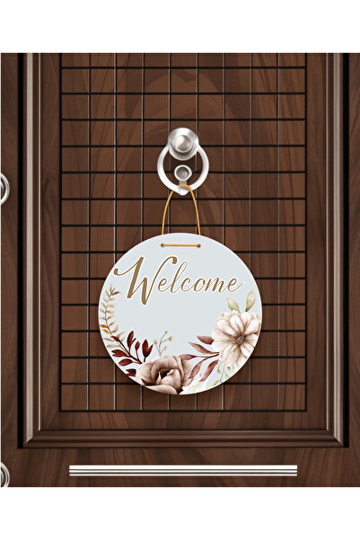 M&H Quality Ornament pentru ușă cu model de flori |   Accesoriu pentru ușă