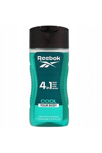 Reebok 4 in 1 Shower Gel for Men, 250 ml