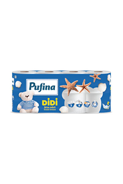 PUFINA Hartie igienica Pufina Didi, Briza Marii, 8 role, 3 straturi