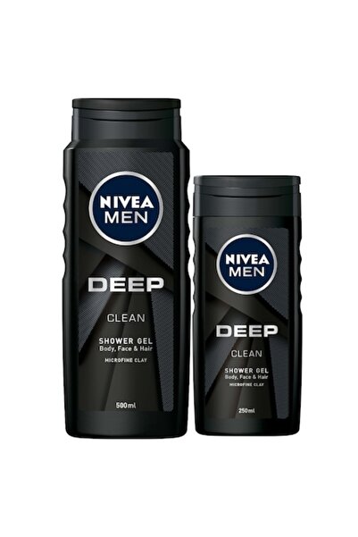 Nivea Men Set gel de duș intens, 500 ml + 250 ml