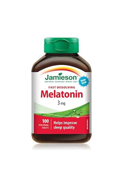 Jamieson Melatonină 3 mg, Jamieson, 100 comprimate sublinguale cu dizolvare r...