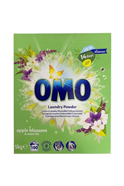Omo Σκόνη πλυντηρίου Άνθος Μήλου 5KG - 100 Πλύσεις