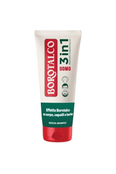Borotalco Gel de duș 3-în-1 pentru bărbați, parfumat, 200 ml