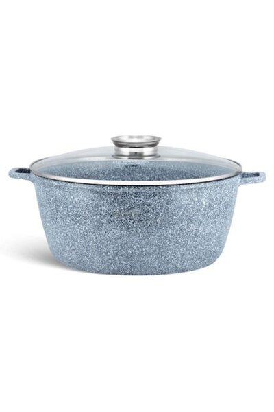 EDENBERG Caserolă de 32 cm cu capac, Granite EB-8031