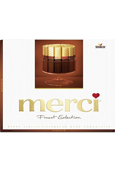 Merci bomboane asortate de ciocolată neagră, 250 g