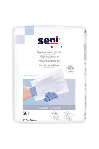 Seni Mănuși de curățenie nelaminate, 50 bucăți