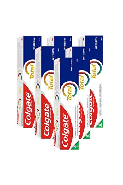 Colgate Pastă de dinți pentru albire totală, 6 x 100 ml