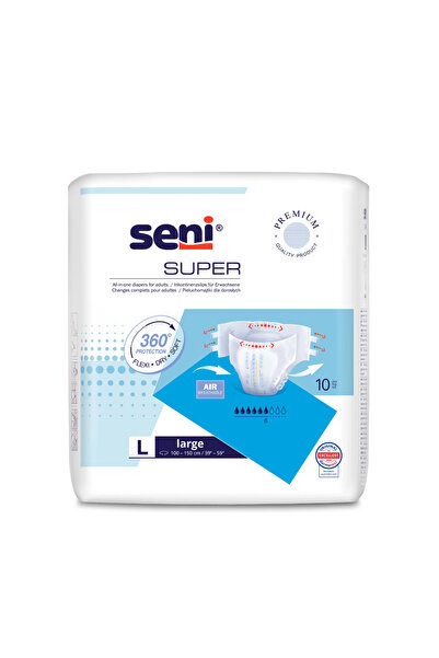 Seni scutece-seni super-Large 10 buc