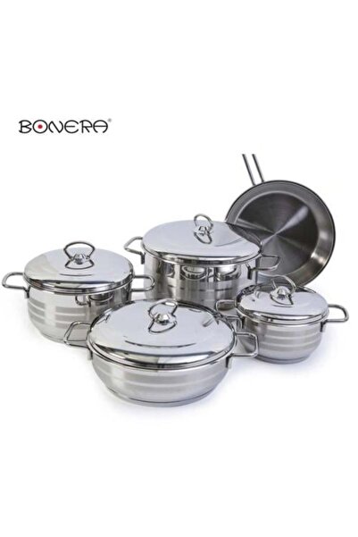 Bonera Diamond 14-piece Stainless Steel Cookware Set