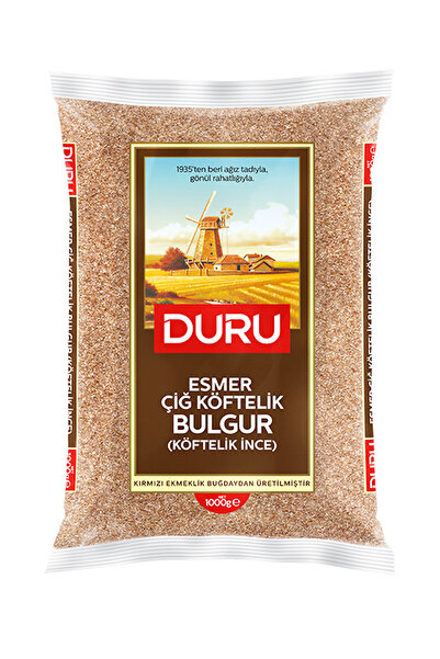 Duru Esmer Çiğ Köftelik Bulgur 1 Kg