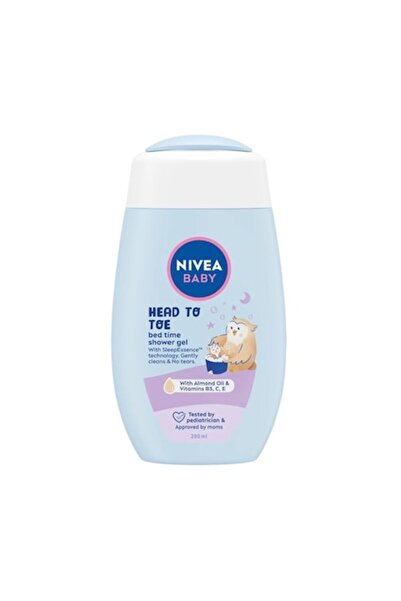 Nivea Baby Set de 2 geluri de duș pentru culcare, de la cap până în picioare,...