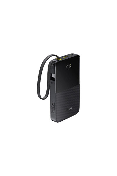 Baeus بيسوس - بطارية متنقلة بقدرة 10000ملي امبير بقوة 22.5 وشاشه رقمية ومنفذ يوا اس بي وتايب سي - اسود