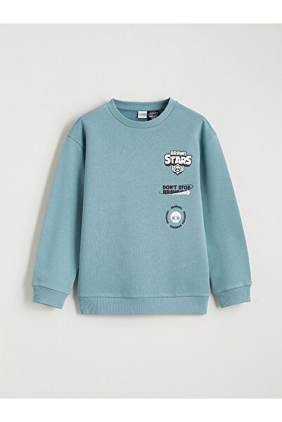 LC Waikiki Two Mt Shop Quality Lcw Kids Green Brawl Stars Printed Boys' Thick...