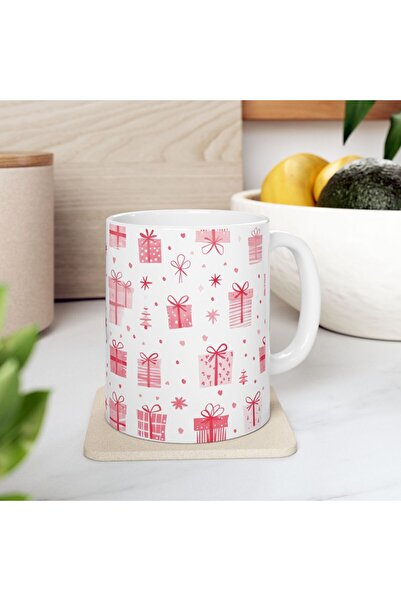 BASKIBAZAR Since 2020 New Year Series - Red Gift Packages - Printed Mug