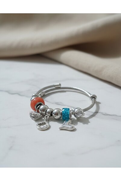 Marka Figürlü çelik bileklik