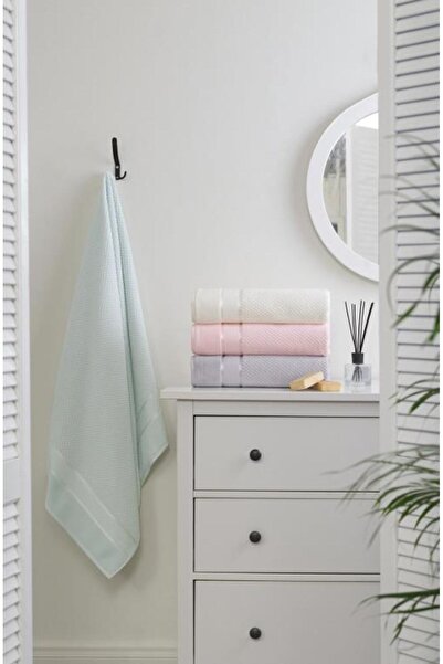 Özdilek Svetli Somot peškir za kupanje 90x150 cm zeleni