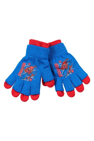 OEM Mănuși duble de iarnă Spiderman albastre și roșii pentru băieți 6-8 ani
