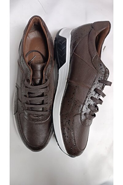 ZİO Leather Brown Casual Sneakers