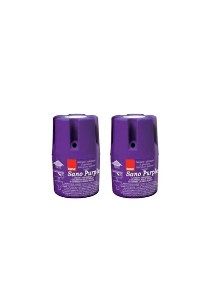 Sano Pack 2x Solid Toilet Tank Deodorizer, Purple, 150g