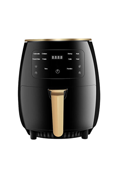NO BRAND Friteuză cu Aer Cald 6L Fără Ulei, Air Fryer Digital, Programe Automate