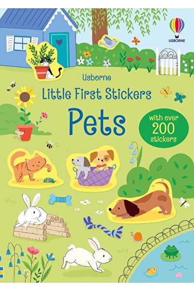 Usborne Little First Stickers Pets